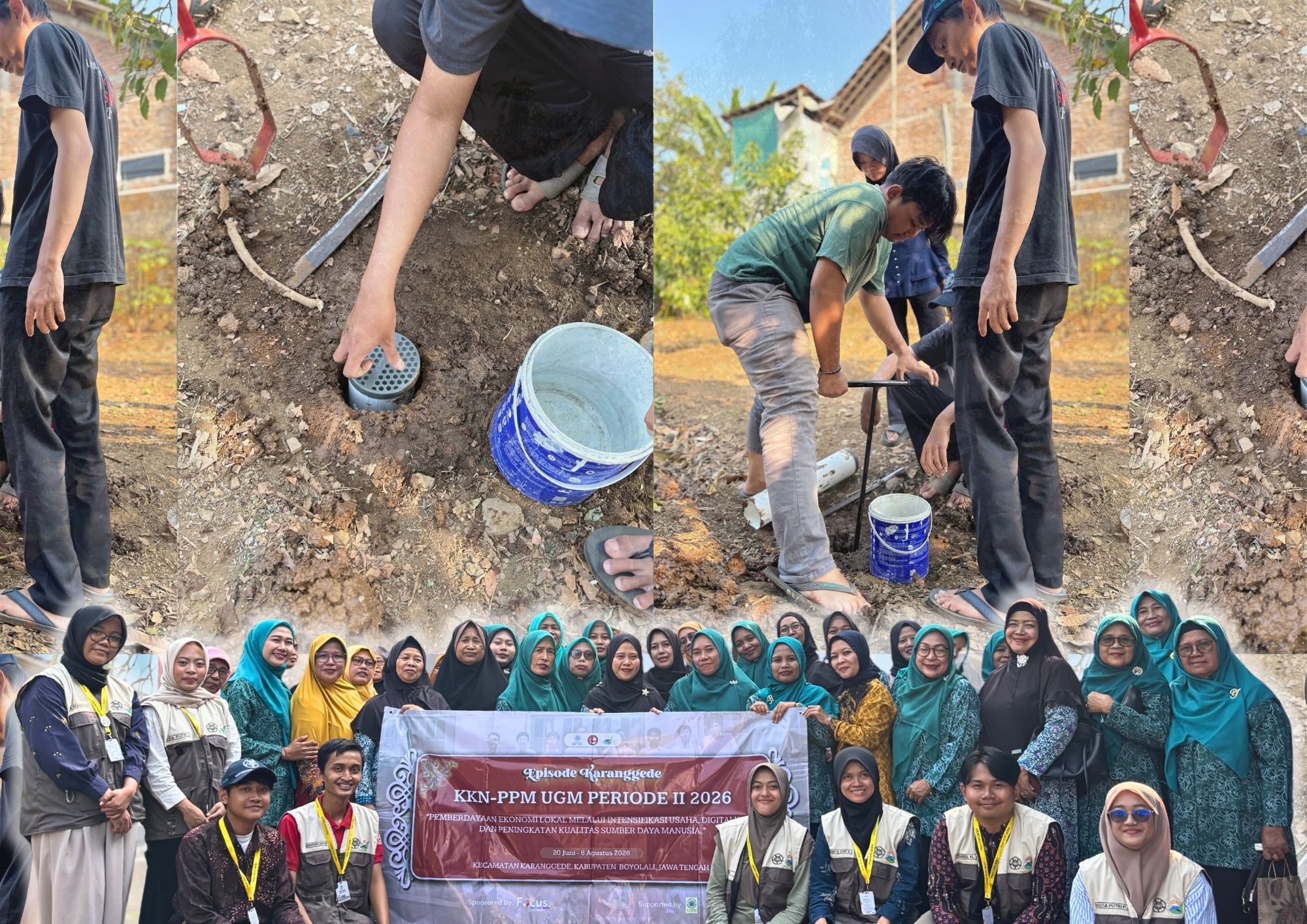 Edukasi Pengelolaan Sampah Organik melalui Teknologi Sederhana Biopori bagi Ibu-Ibu PKK RW 2 