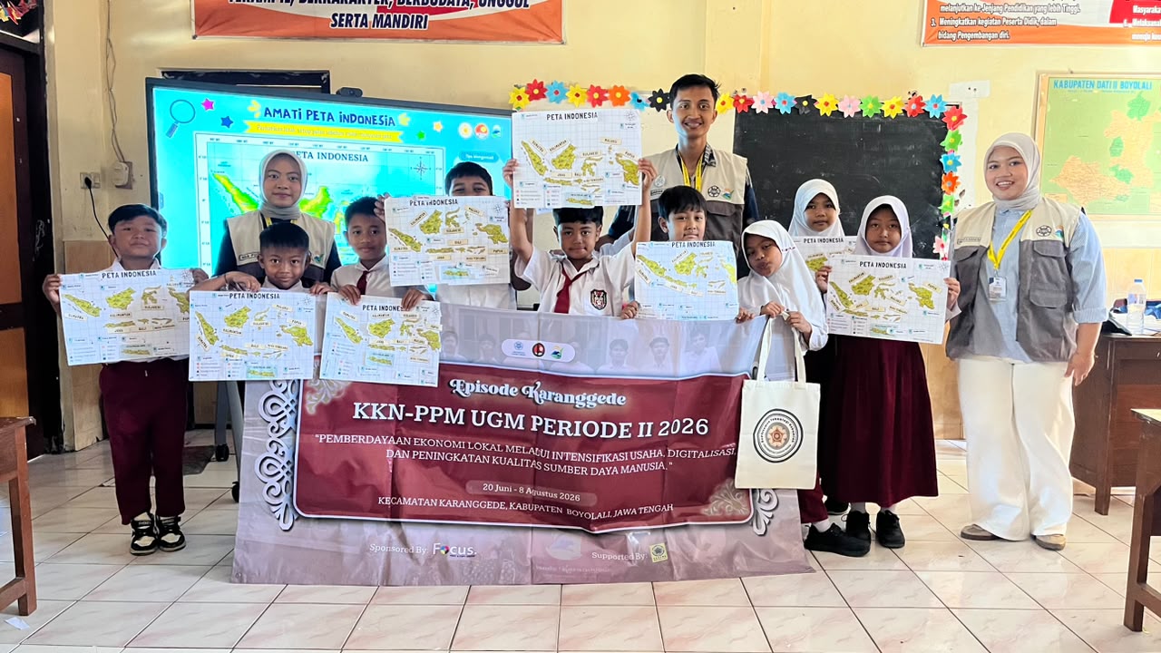 PETUALANG KECIL: KKN UGM Kenalkan Peta dan Navigasi melalui Permainan Edukatif di SDN Kebonan